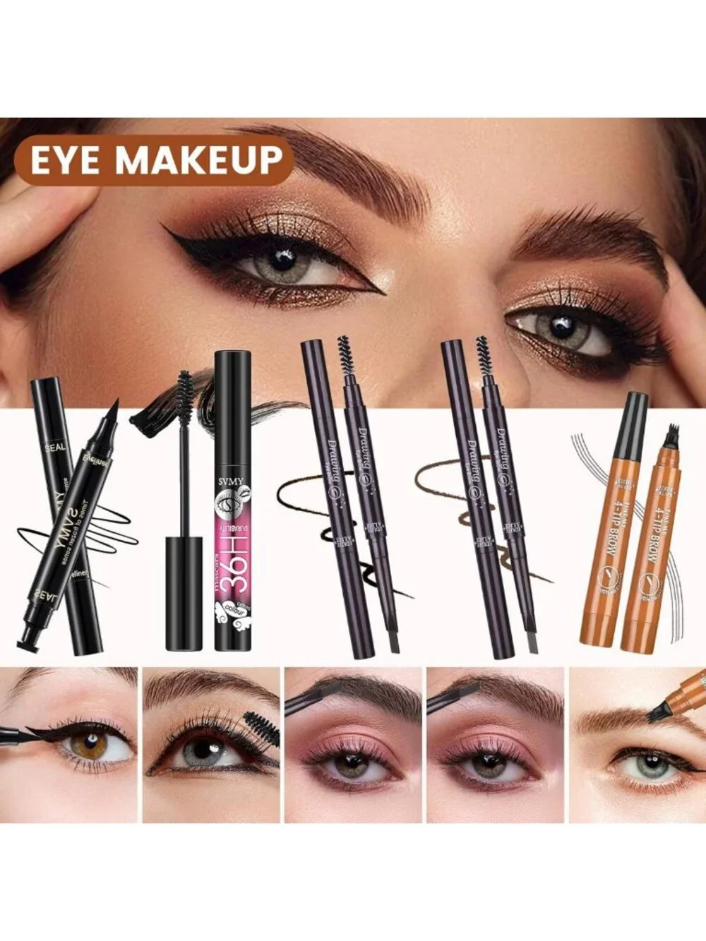 Complete Makeup Kit for Women - Essential Gift Set with Foundation, Eyeshadow